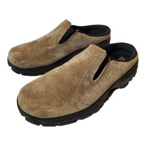 Coleman Men's Prairie Slide Suede Clog Classic Taupe Size 11